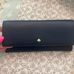 NWT Nightcap (navy) Mila slim flap wallet